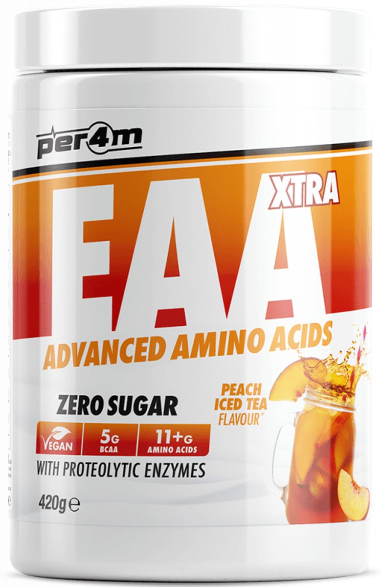 Per4m EAA Xtra (420g) Peach Iced Tea - Aminozuren - EAA