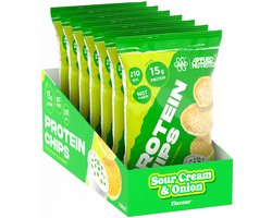 Applied Nutrition Protein Chips (7x50g) Sour Cream & Onion - Functionele voeding - Eiwit Snacks