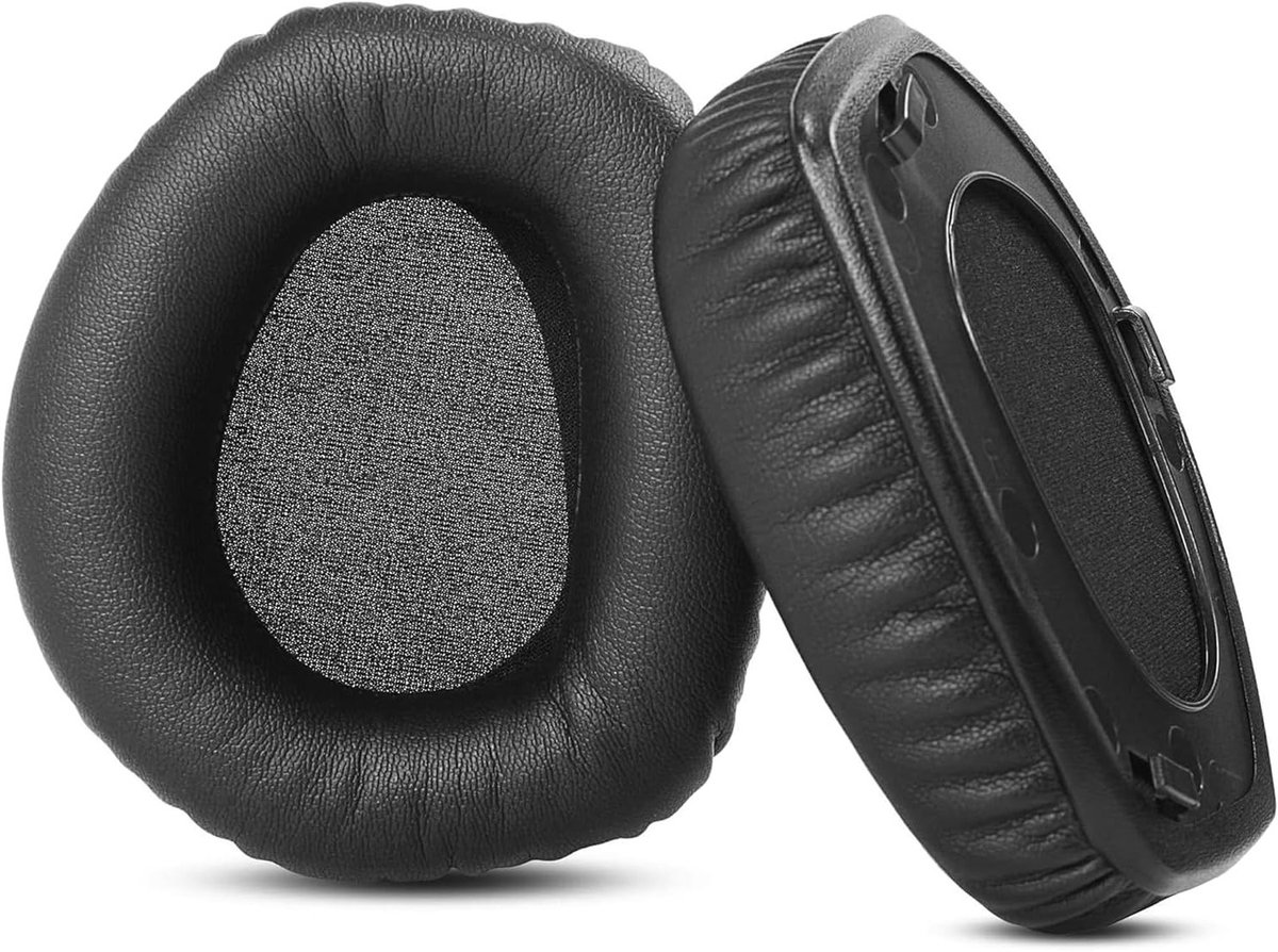Vervangende Oorkussens voor Draadloze Hoofdtelefoons met Echte Leren Afwerking - Comfortabel en Duurzaam