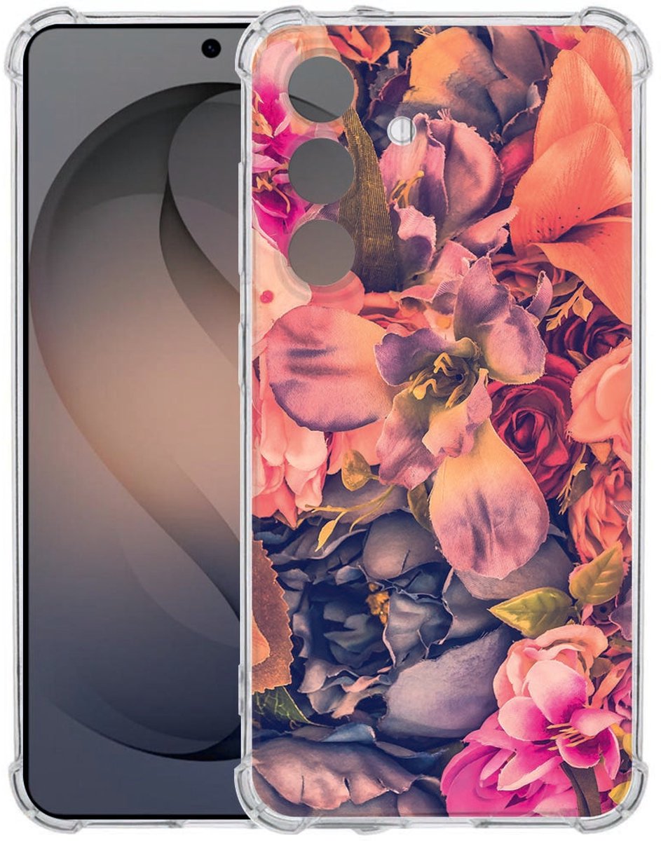 Samsung Galaxy S26 Softcase back cover Bosje Bloemen Shockproof