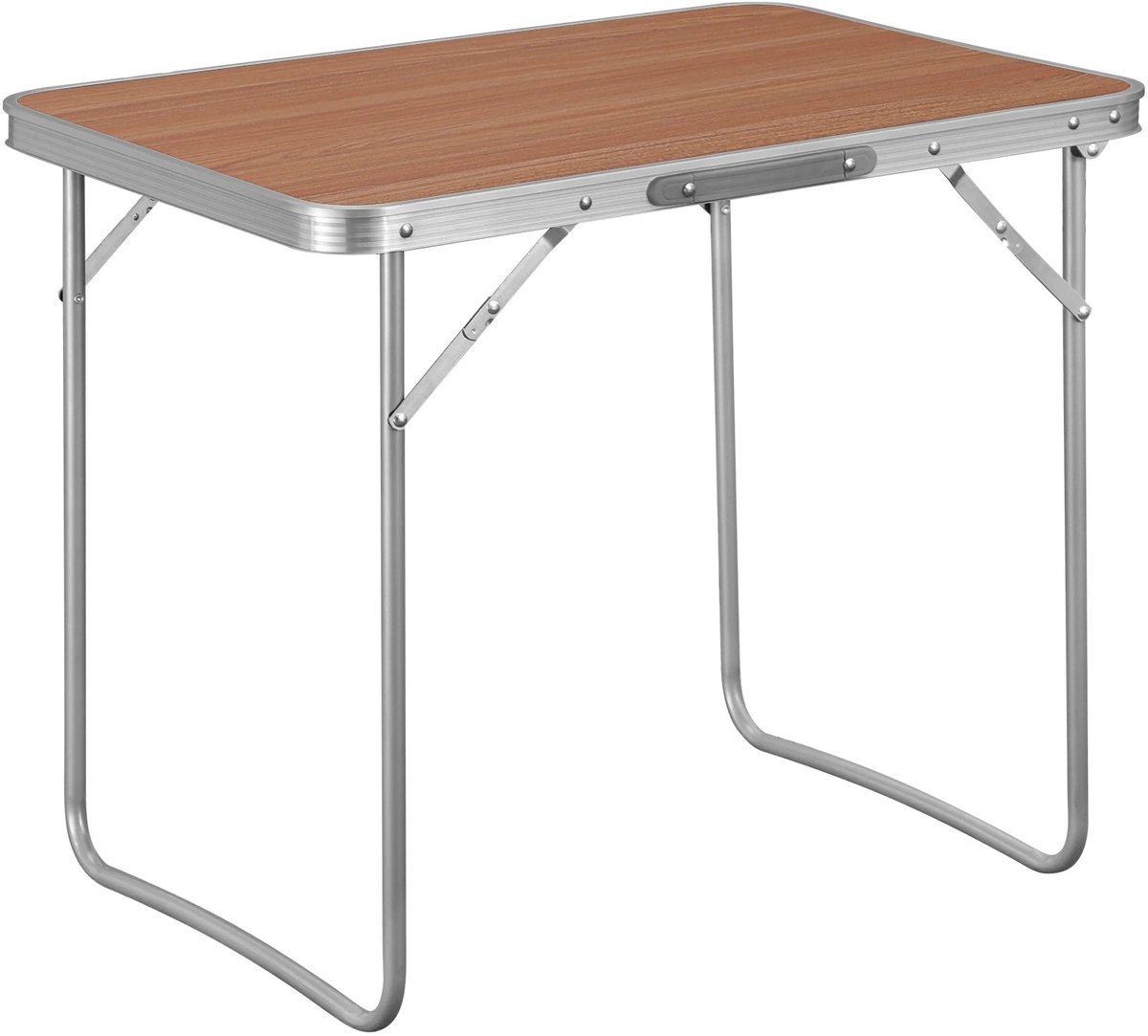 Geargalaxy Opvouwbare Campingtafel - Kampeertafel - Inklaptafel - Picknicktafel - Reiskampeer tafel - Vouwtafel - 70x60x50cm - Bruin
