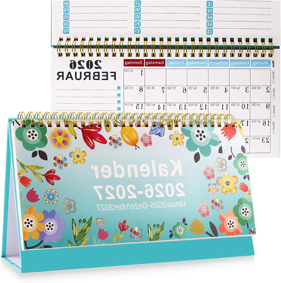 Maandkalender voor op de tafel - Praktische en stijlvolle kalender voor 2023 met ruimte voor notities
