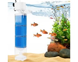 Stil Aquarium Filter voor 150 - 300 L Vistank, 1200 L/h, 15 W, Automatisch Systeem, Waterzuivering, Verstelbare Stroom, Luchtvoorziening, Binnenfilter, Sponsfilter met Pomp