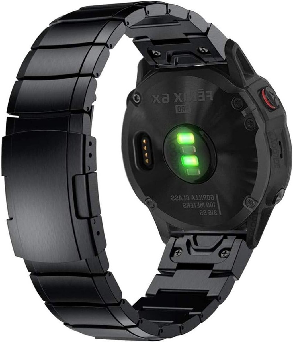 Stijlvolle RVS Horlogeband voor Garmin Fenix 8, Epix Pro, Fenix 7X en Enduro - Duurzaam, Verstelbaar en Comfortabel