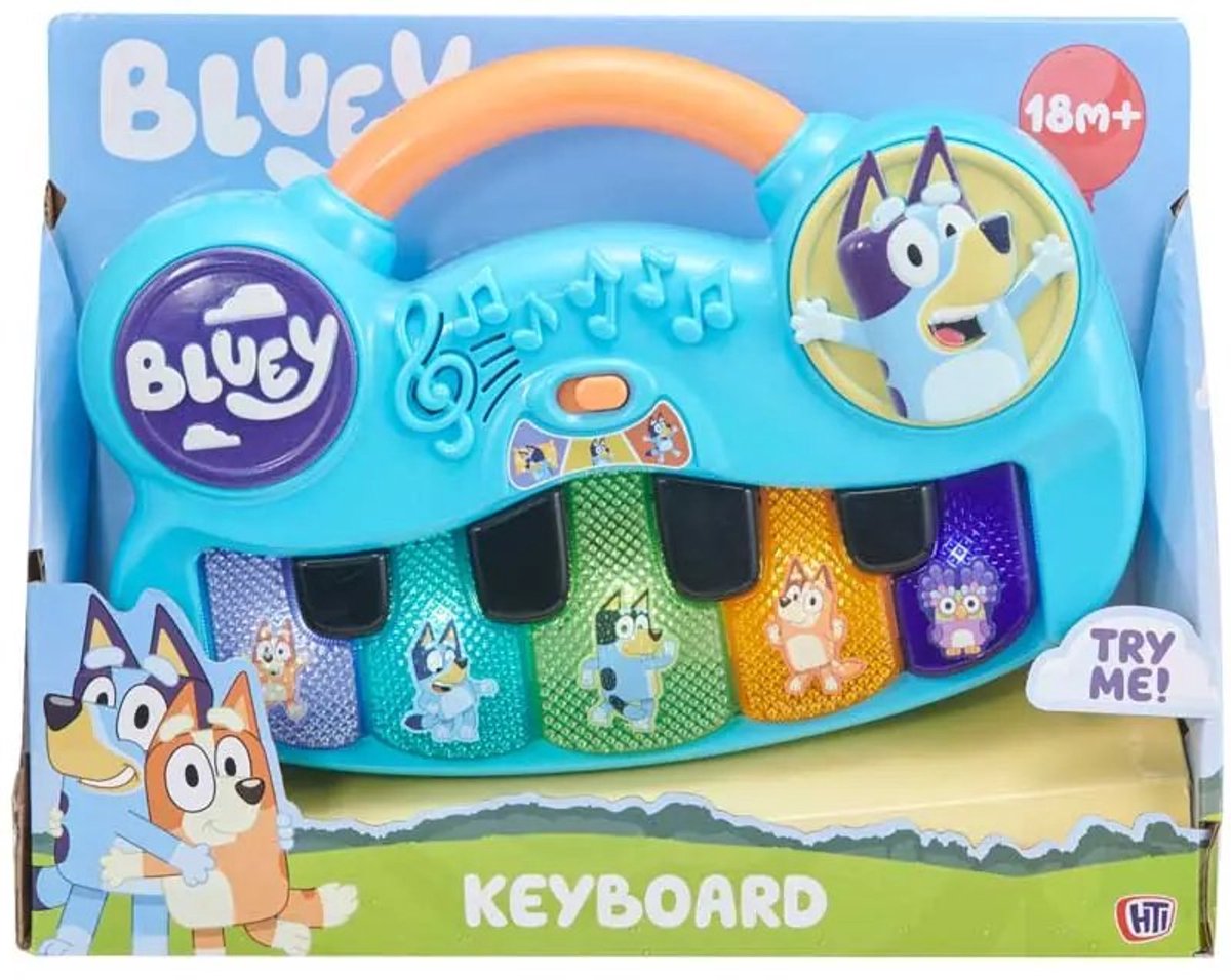 Bluey keyboard speelgoed elektronisch muziekplezier voor kinderen.