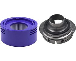 2 stucks - 1 kap + 1 filter - Vervangend HEPA-filter en motorkap compatibel met Dyson V8 V7 bootstofzuigers met snoerloze steel