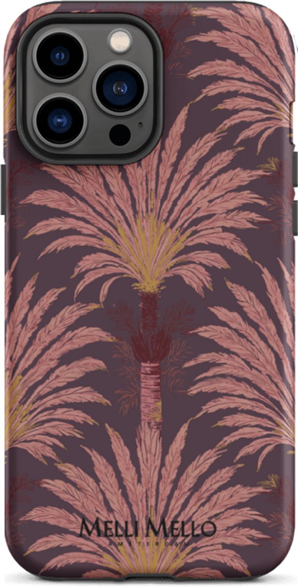 Melli Mello Telefoonhoesje Crimson Palm (Tough Case) - Apple iPhone 13 Pro Max
