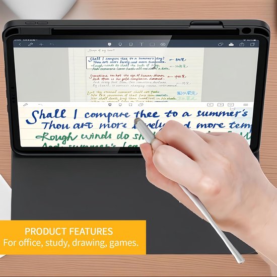 KARZO Nauwkeurige touchscreen pen voor schermen, set van 2 pennen met 4 vervangtips, compatibel met iPad, iPhone, Samsung, Huawei, Surface en anderen, ideaal voor tekenen en navigatie — afbeelding 2