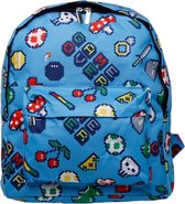 Sac d'école super mignon, sac à dos sac à dos pour enfants, robuste avec des bretelles arrière rembourrées robustes Game over Jeux.