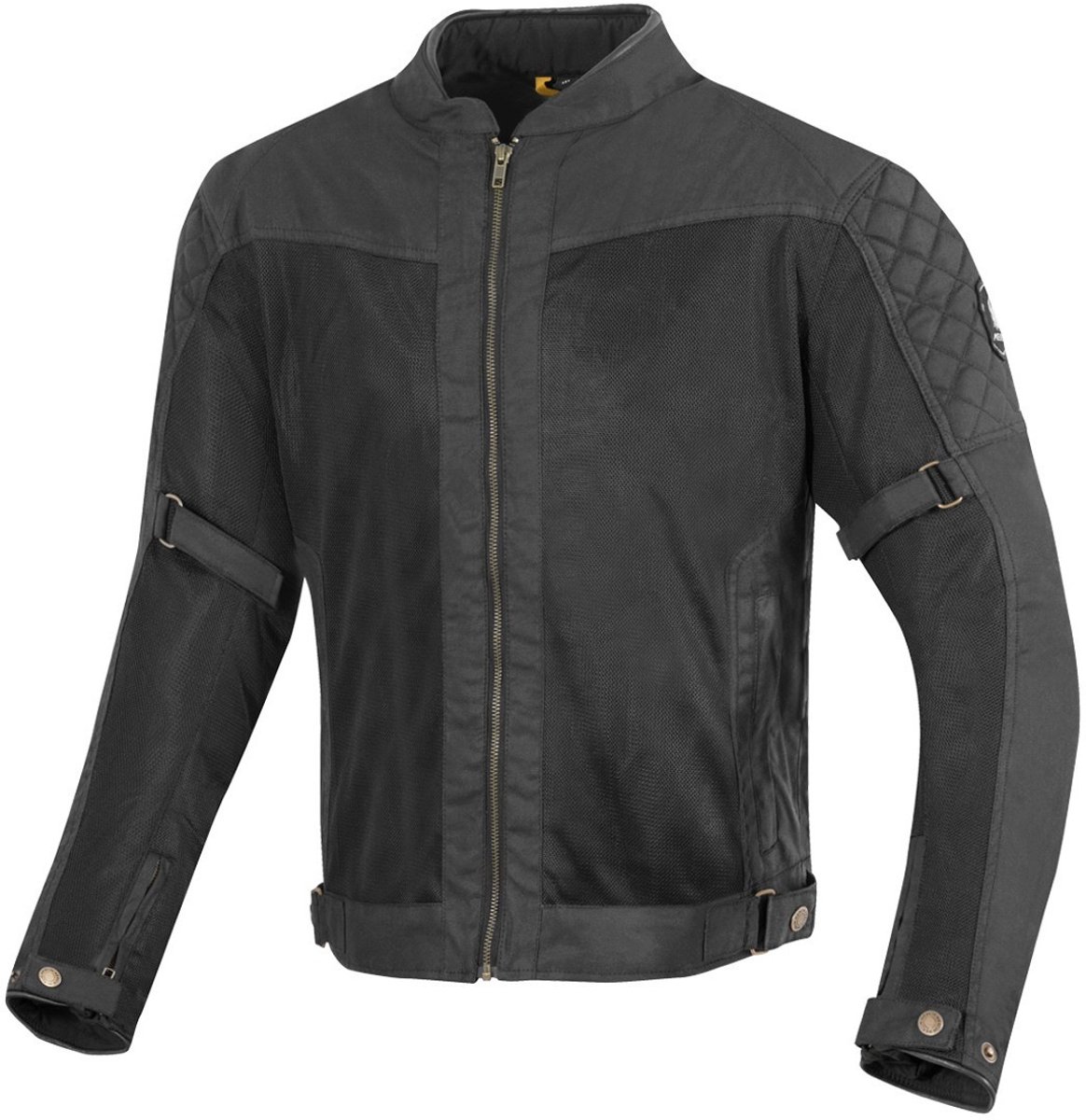 Merlin Chigwell Lite Zwart Wax Motorjas - Jas