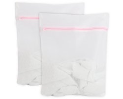 Set van 2 wasnetten voor wasmachine, premium waszak, 40 x 50 cm, wasnet met verborgen ritssluiting, bescherming tegen vervorming en vouwen, wasnet voor wasmachine, waszak