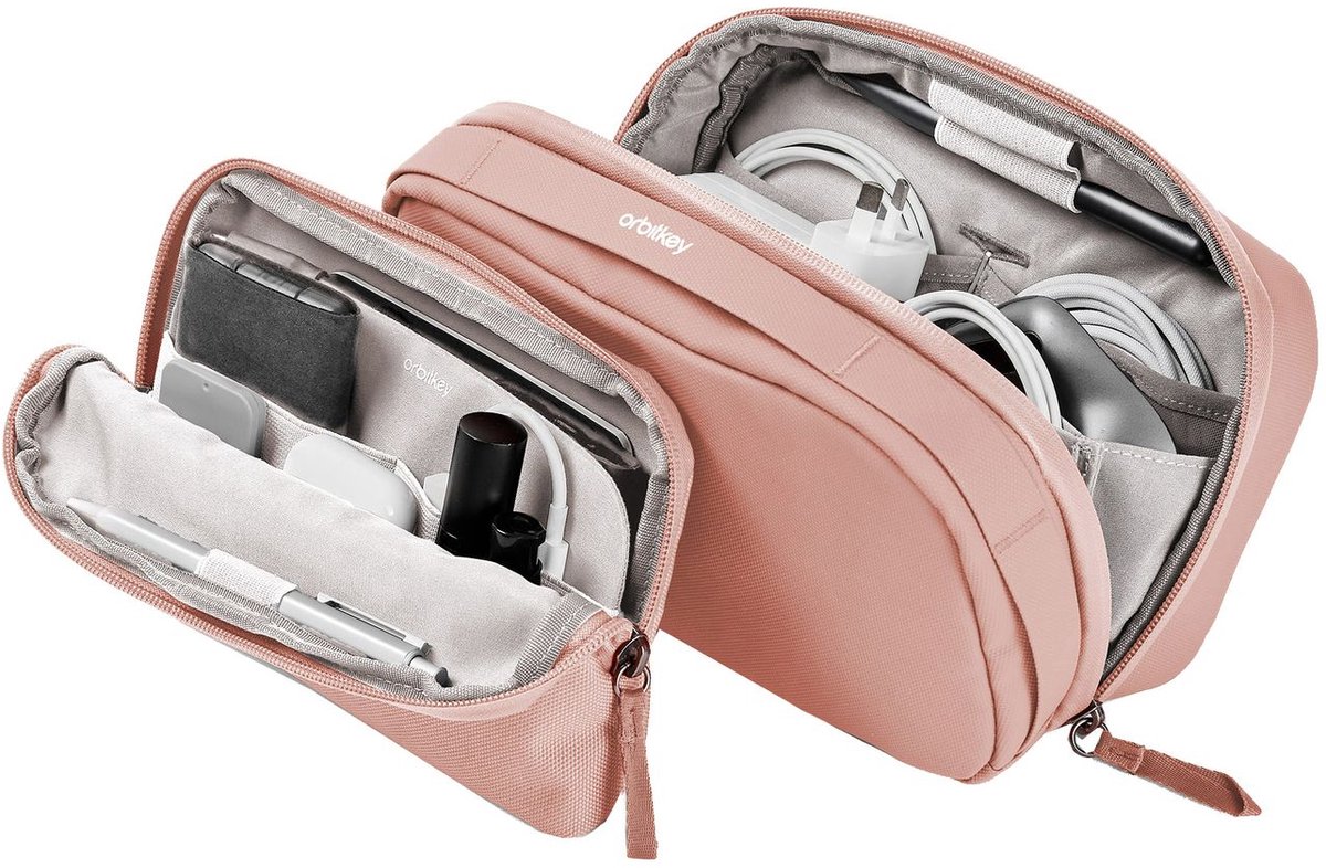 Orbitkey 2-in-1 Organizer Etui rose