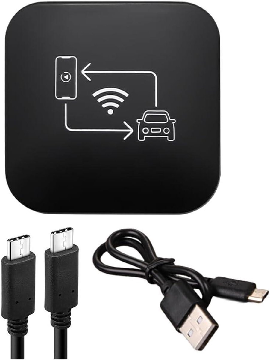 Draadloze Adapter - Auto Connect - Navigatie Gebruik - Plug and Play - 10 x 10 x 5 cm - Zwart