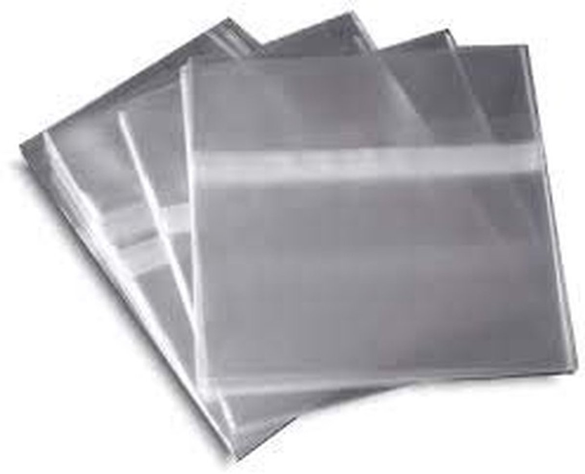 Dailygoods - Dailygoody - CD Beschermhoezen - CD Case Wrapping Sleeves - 10mm Formaat - Hoge Kwaliteit - Duurzame Bescherming - Geschikt voor Diverse CD-dozen - Tr