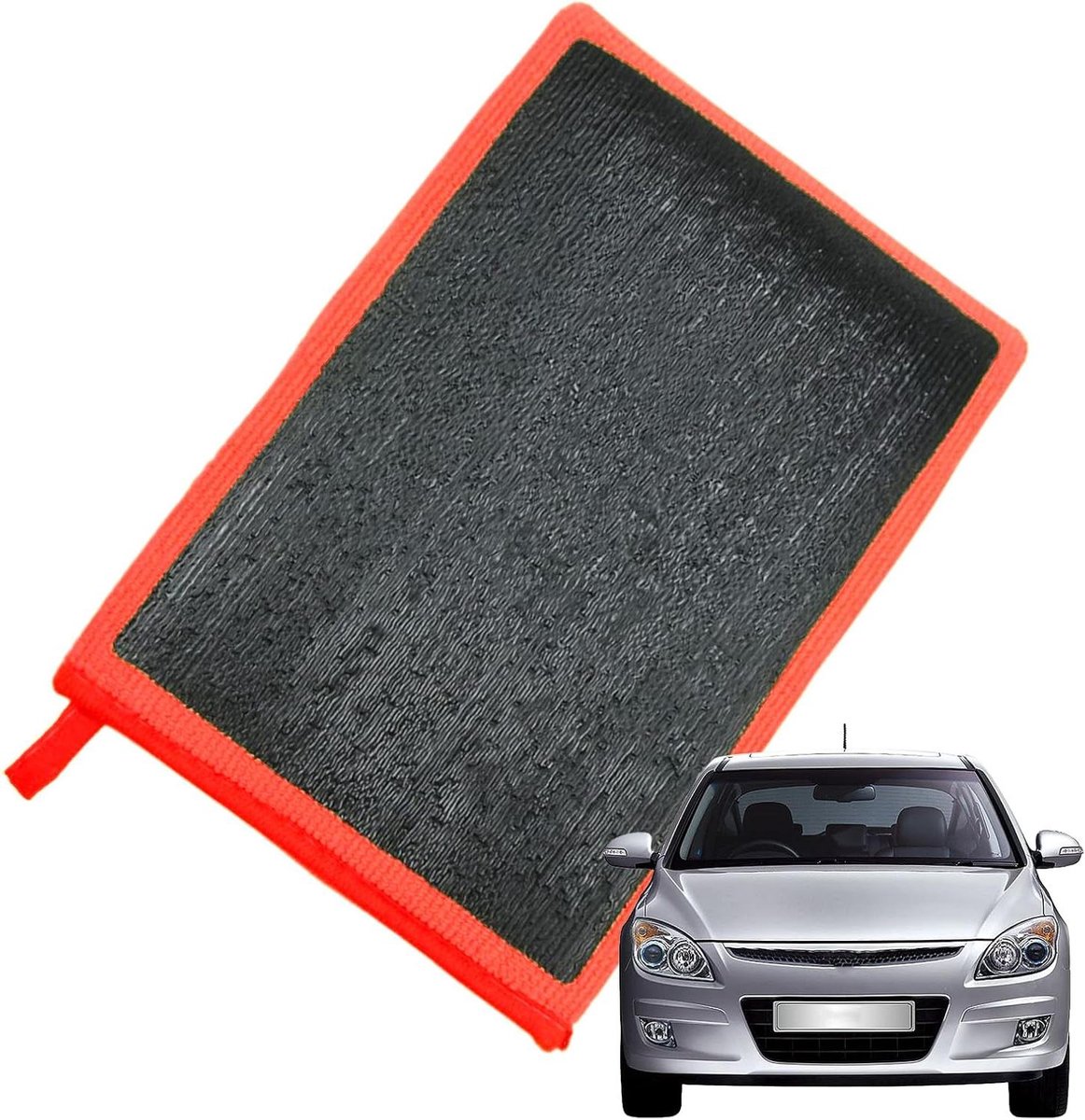 Reinigingshandschoen Auto - Detailing Wanten - Voertuig Onderhoud - Verwijdert Vuil - Universeel - Rood
