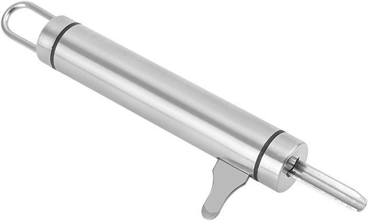 Notenkraker Set - Notenopener Hulpmiddel - Noten Openen - Met Prikker - 16 cm - Zilver