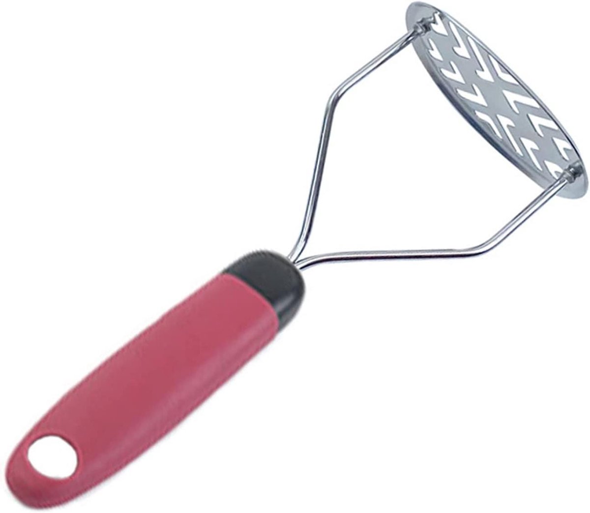 Aardappelstamper - Voedselbreker - Puree Maken - Roestvrijstaal - 10.8 x 15.8 cm - Zilver