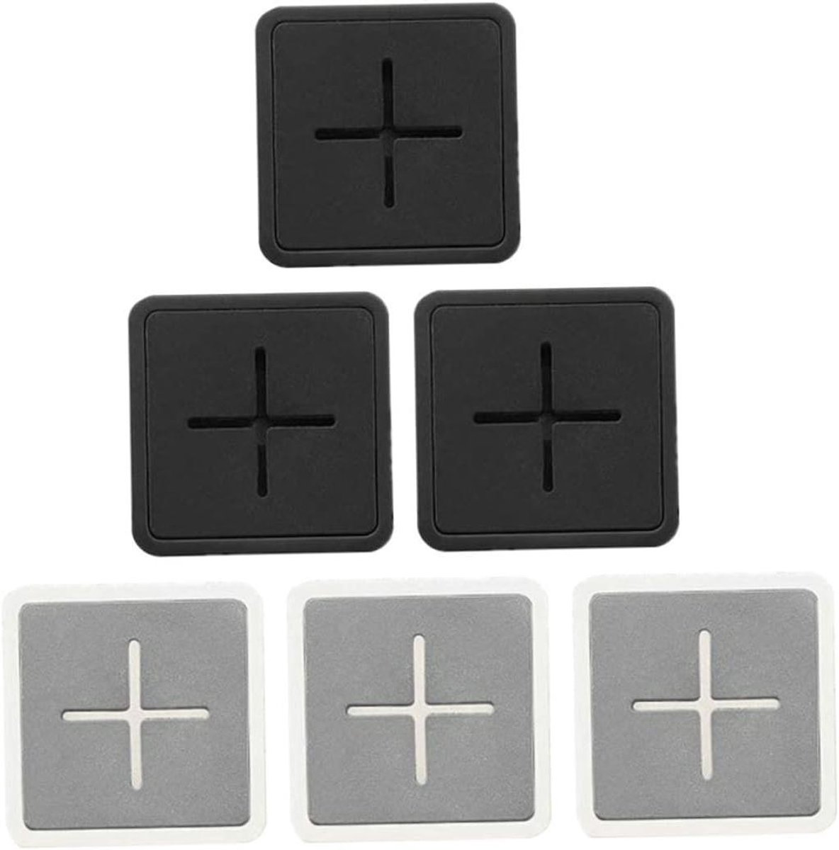 Handdoek Haakjes - Keuken Clips - Zonder Boren - Zelfklevend Systeem - Set van 6 - Assorti