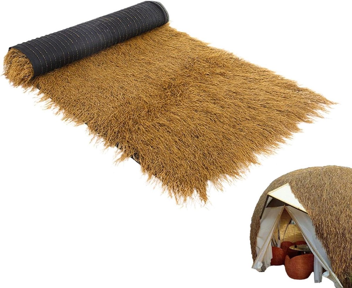 Synthetisch riet - Dakbedekking stro - Terras decoreren - UV-bestendig materiaal - 1 vierk