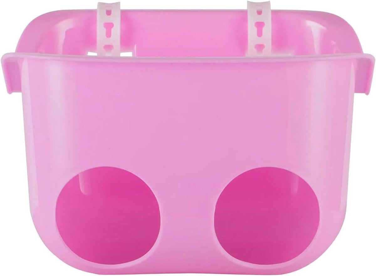 Fietszitje Poppen - Poppenstoel Kinderfiets - Poppen Vervoeren - Verstelbare Riemen - 21 x 15 x 14 cm - Roze