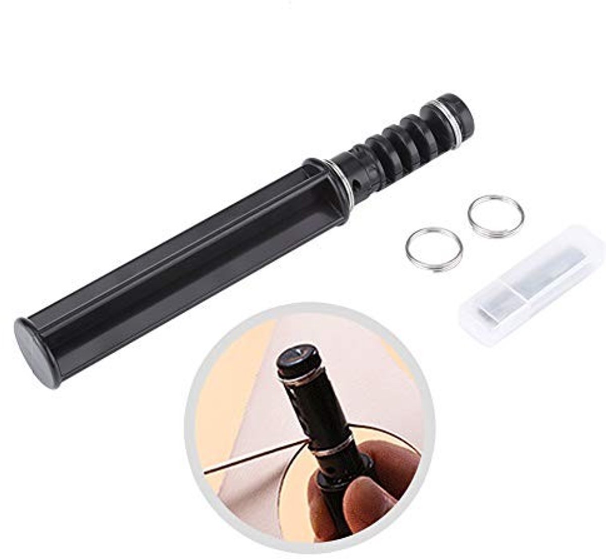 Cosensi - Dailygoody - DIY Leerband Snijgereedschap - Handgereedschap voor Precisie - Flexibel en Gebruiksvriendelijk - Ideaal voor Klussen - Creatief en Prakti