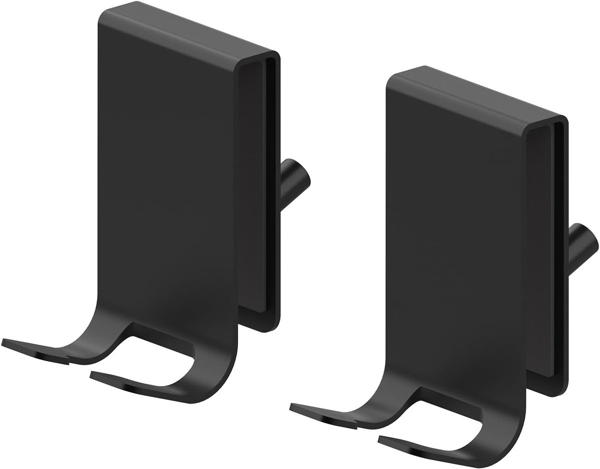 Dubbelzijdige handdoekhaken voor boven de douchedeur, met antislip spons, ideaal voor glaz