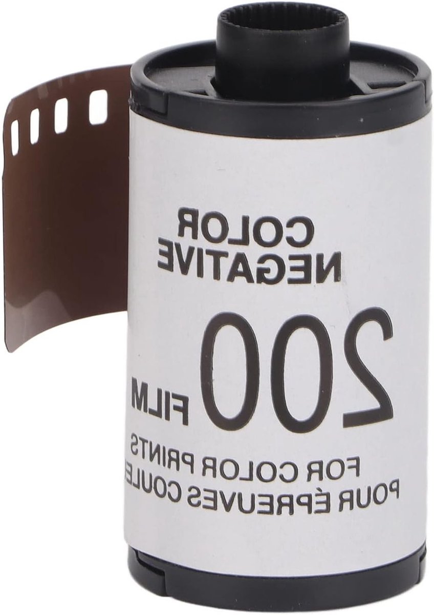 Kleurfilm voor 35mm camera's - 8 vellen negatief, ISO 200, geschikt voor filmscanners en fotografie