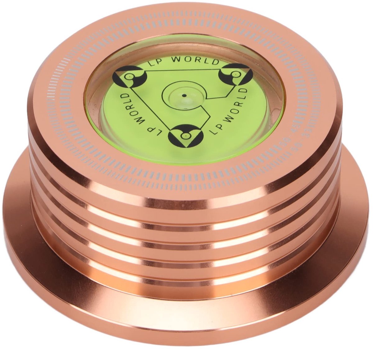 Cosensi - Dailygoods - Dailygoody - Vinylplatenstabilisator - LP-stabilisator - Voorkomt trilling - Aluminium - Draaitafel Schijfklem - Geschikt voor Platenspeler - Rose