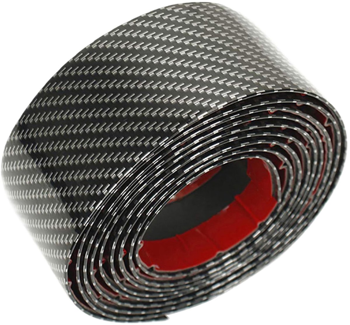 Cosensi - Dailygoods - Dailygoody - Drempelbeschermingsfolie - Koolstofvezel - Bescherming tegen krassen - Zwart - Universeel voor vrachtwagens en SUV's - Inclusief sch
