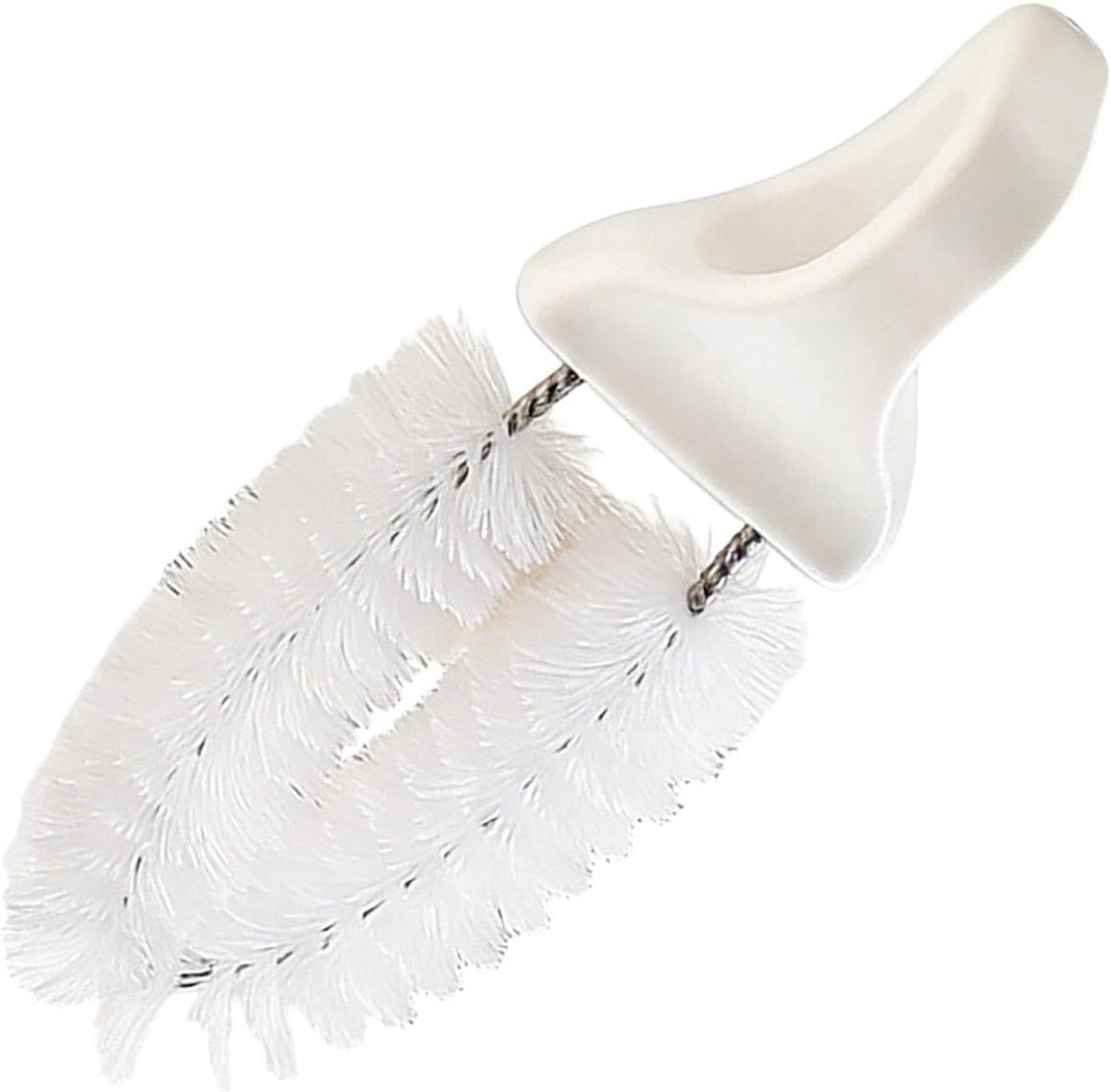 Teenborstel - Voetborstel - Douche Hygiëne - Ergonomisch Handvat - 15 x 7 x 5 cm - Wit