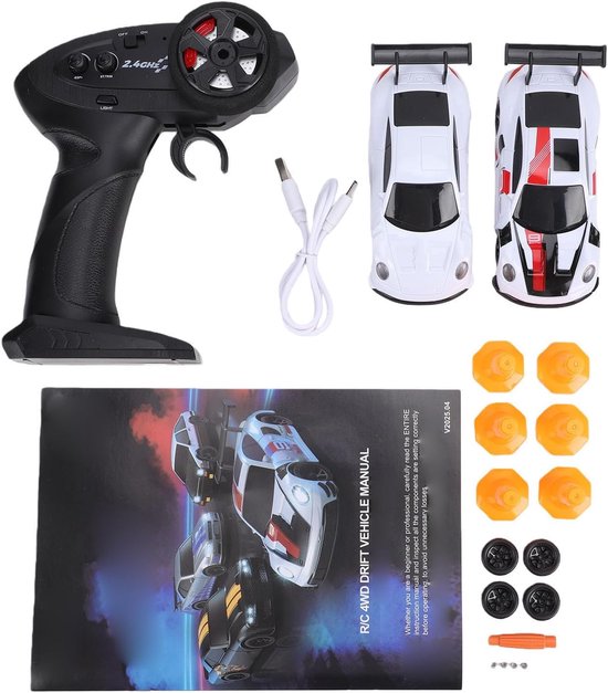 RC Driftauto - Afstandsbestuurbare auto - Race en drift - Gyroscoop stabilisatie - Schaal 1:43 - Diverse kleuren — afbeelding 5