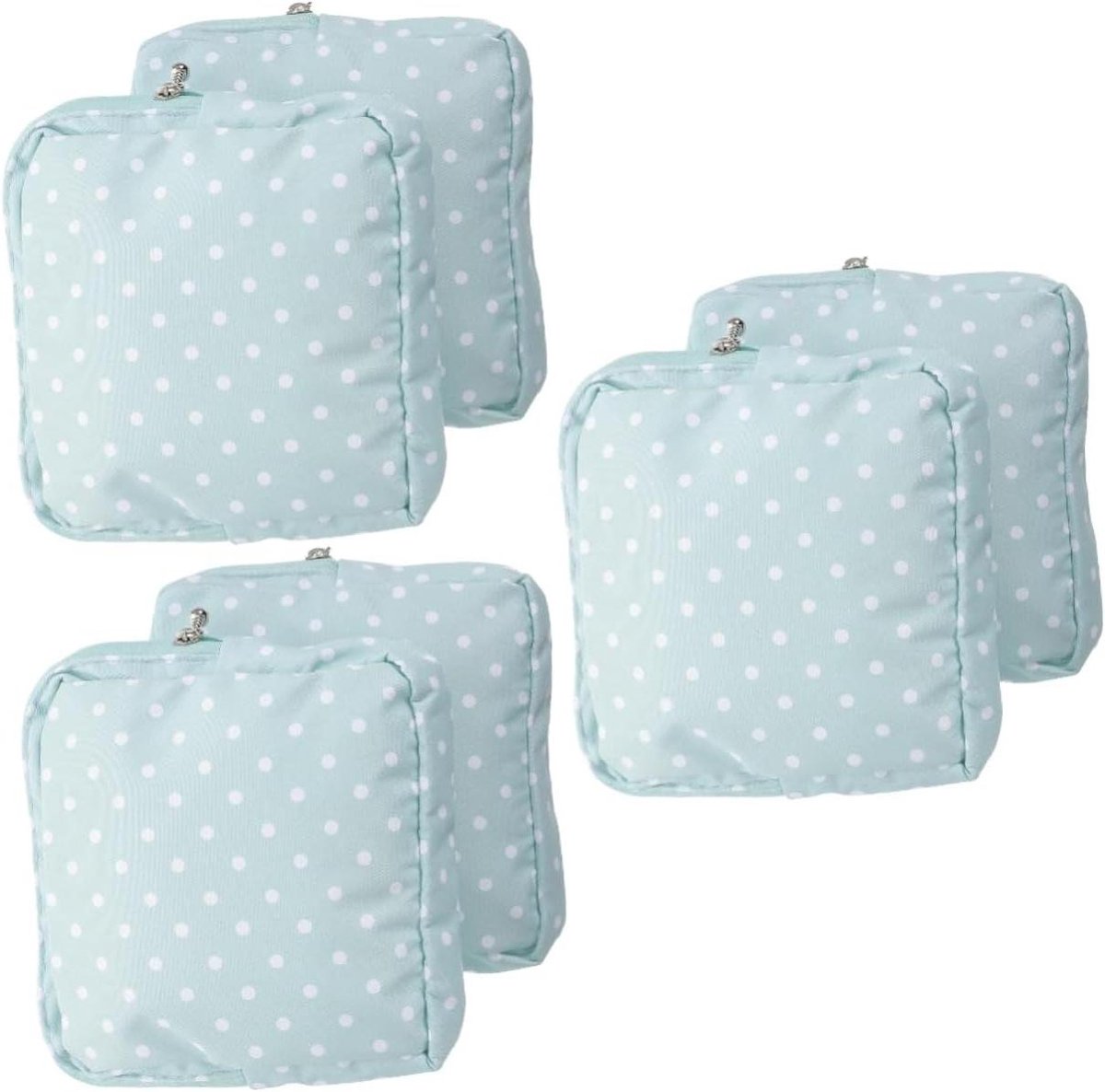 GLEAVI 6 Stuks Tante's Handdoek Opbergtas Katoenen Sieradenzakje Draagbare Menstruatietas Opbergzakje Voor Maandverband Mini Natte Tas Privacy Zak Tampon Draagbaar Opslagruimte Meisje