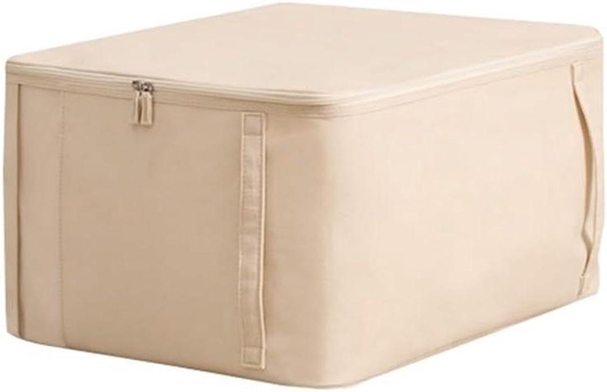 Opvouwbare Opbergbox - Opbergtas Kleding - Thuis Opbergen - Groot Ontwerp - 54 cm - Beige