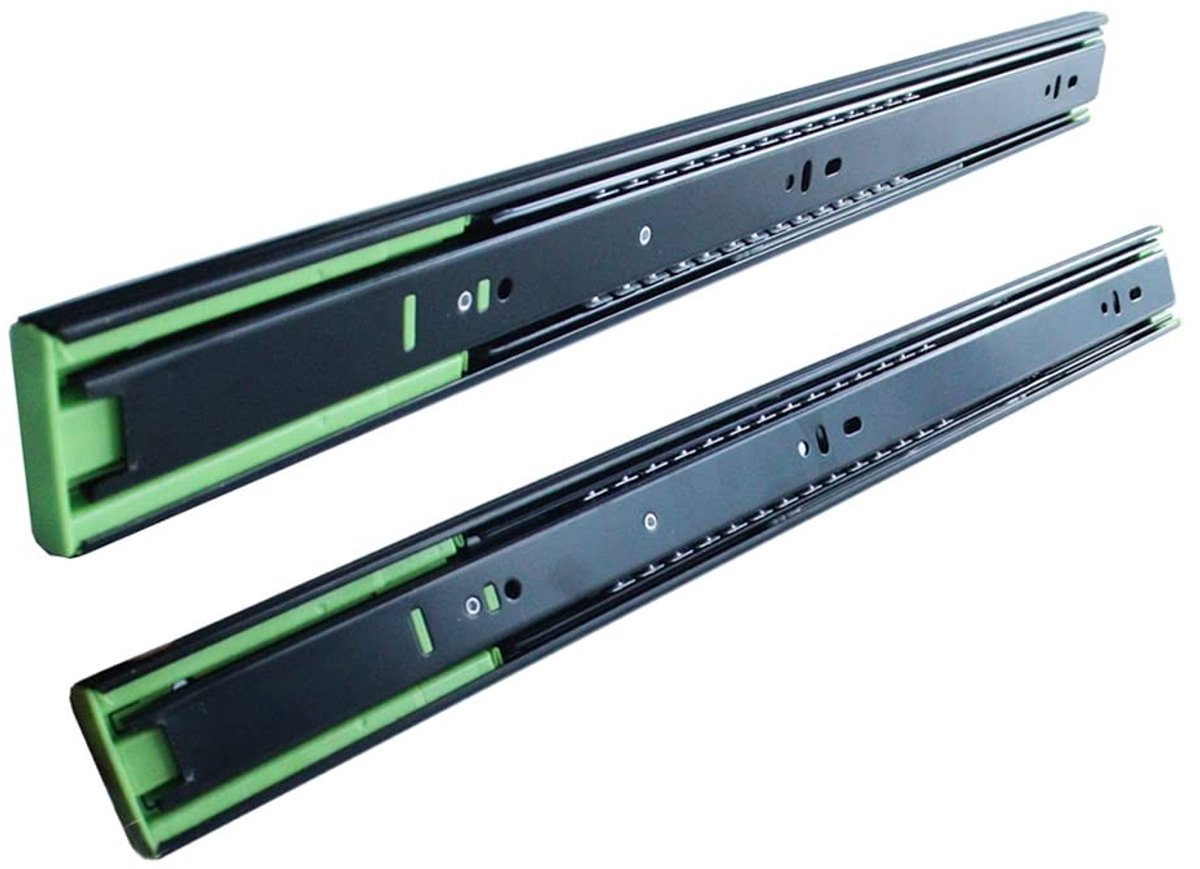 Cosensi - Dailygoods - Heavy Duty Ladeglijrails met Volledige Verlenging en Kogellagers (Set van 2)