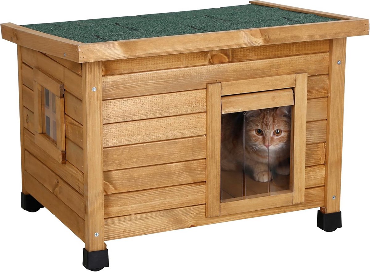 Kattenhuis voor Buiten - Kattenhok Binnen - Kattenbench - Kattenren - buitenverblijf