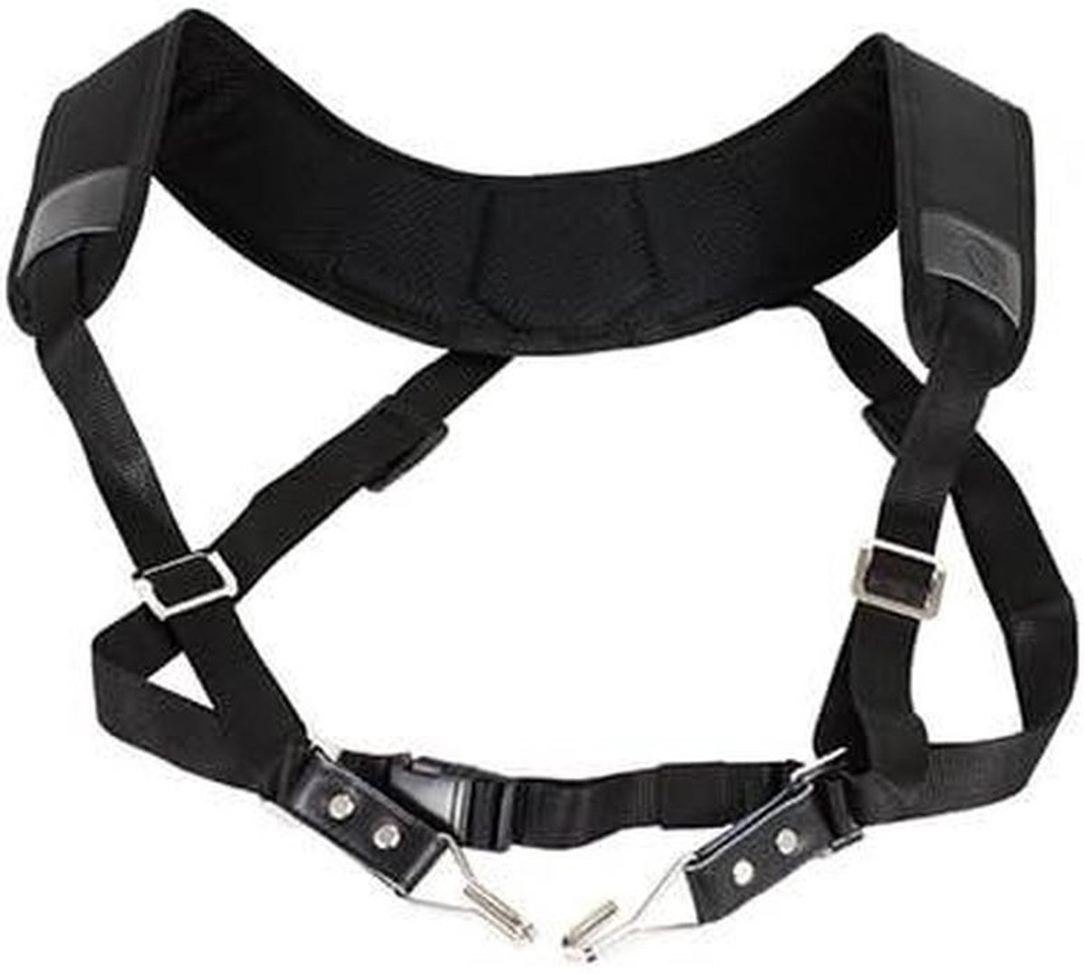 Percussie Draagband - Instrumentenriem - Muziek Maken - Gewatteerd Comfort - 25mm Breed - Zwart