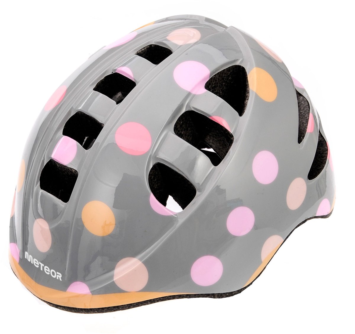 Meteor MA-2 S - Fietshelm voor Kinderen - 48-52 cm, Dots