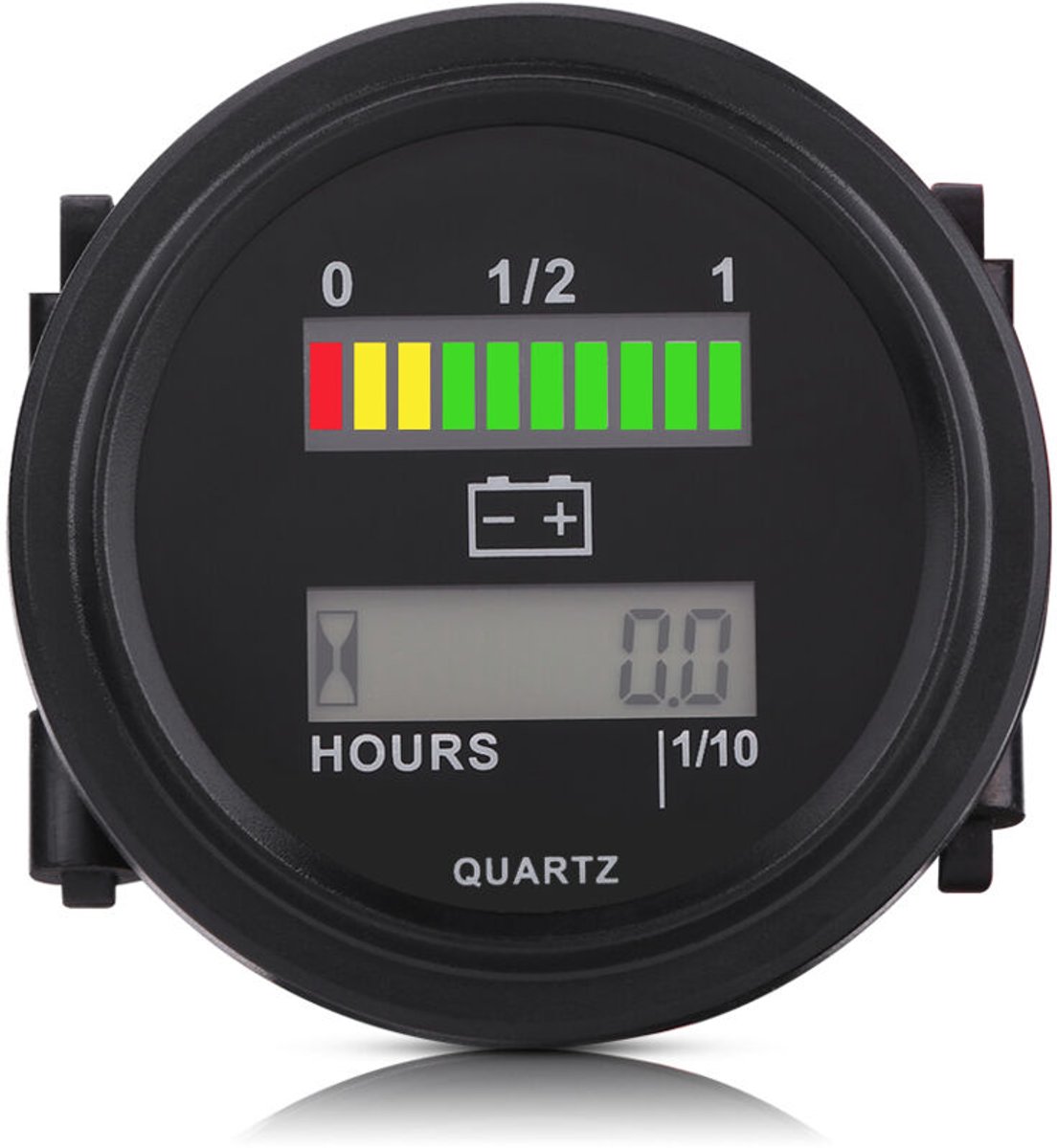 24V accu-urenteller, 24V accu-indicator, accu-indicator, LED-accu-vermogensmeter, accu-indicator, 12V urentellerweergave