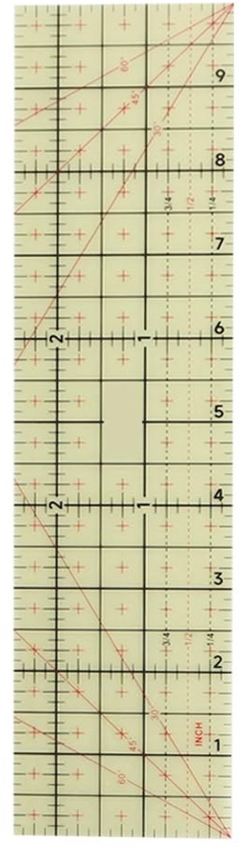 Dailygoods - Hittebestendige Strijkliniaal voor Nauwkeurige Metingen