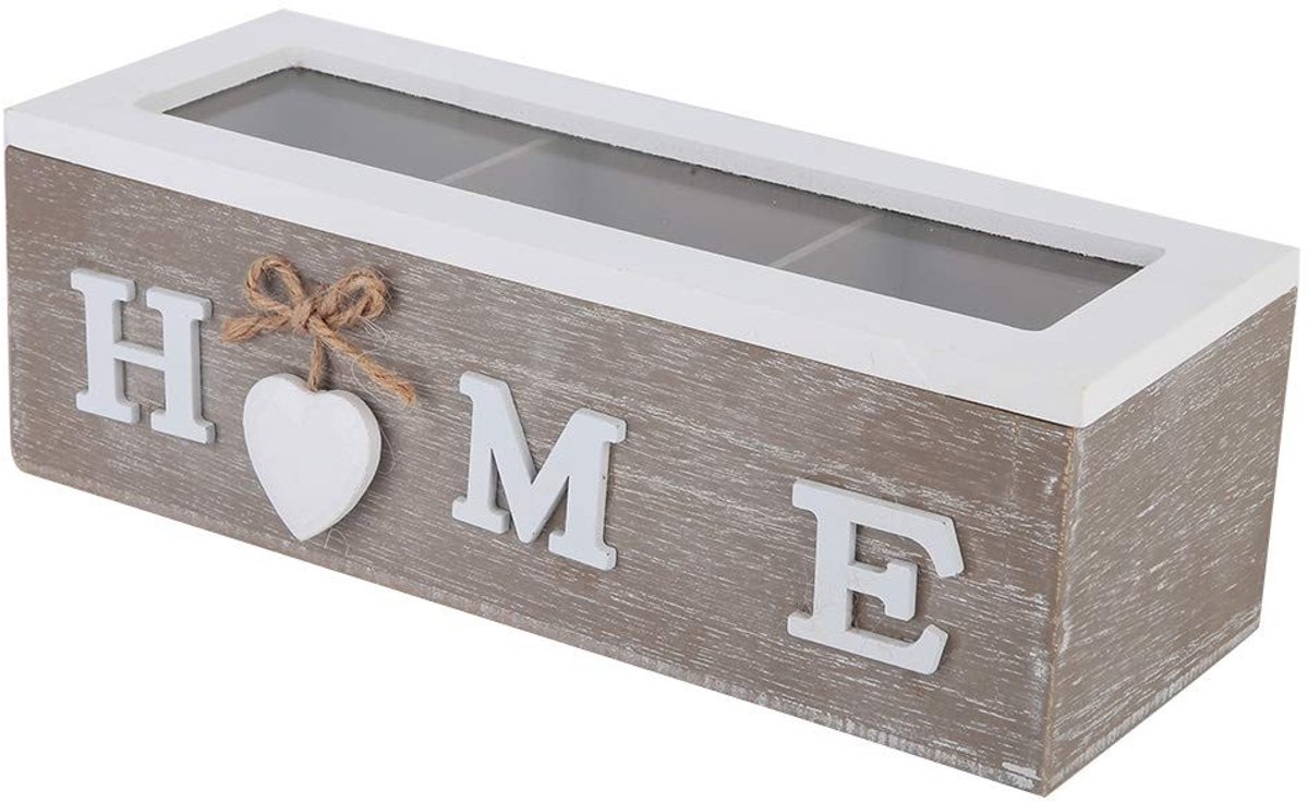 Dailygoods - Thee-organizer met Diep Verdeelde Compartimenten