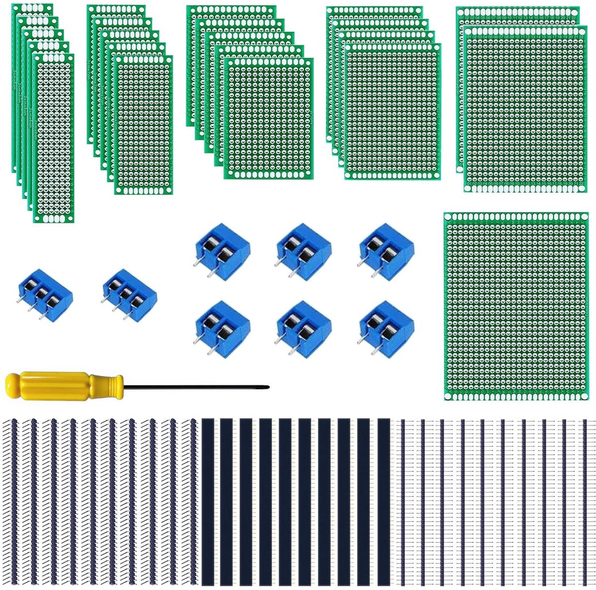 Dailygoods - PCB Board Kit met Diverse Printplaten en Toebehoren