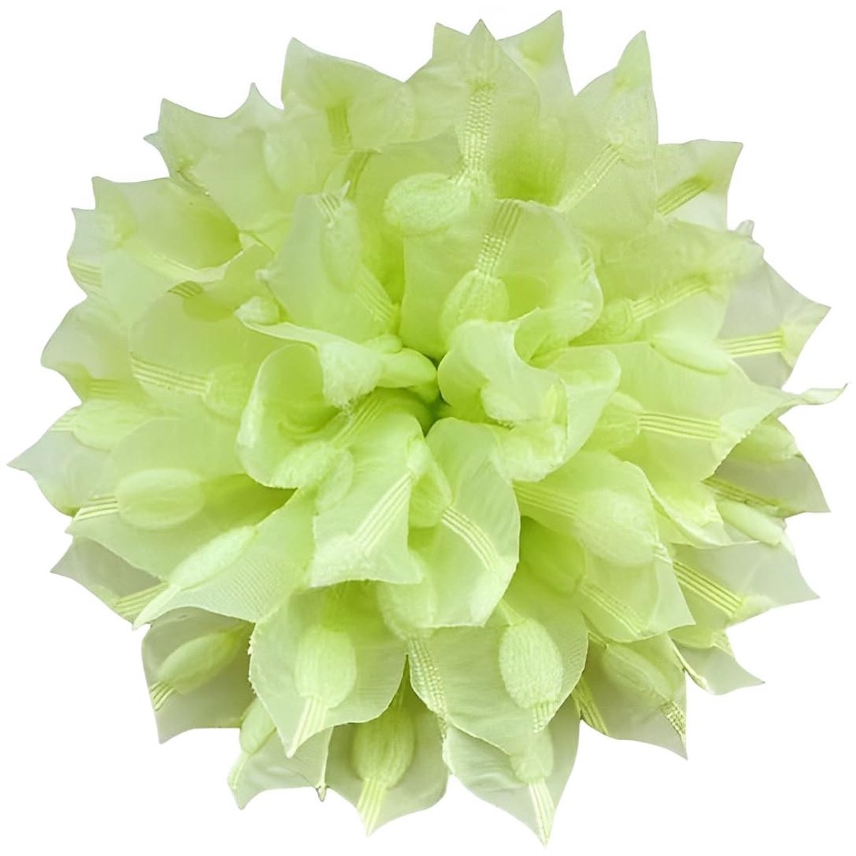 Dailygoods - Handgemaakte Stoffen Bloemenbroche 11 cm met Dubbele Clip