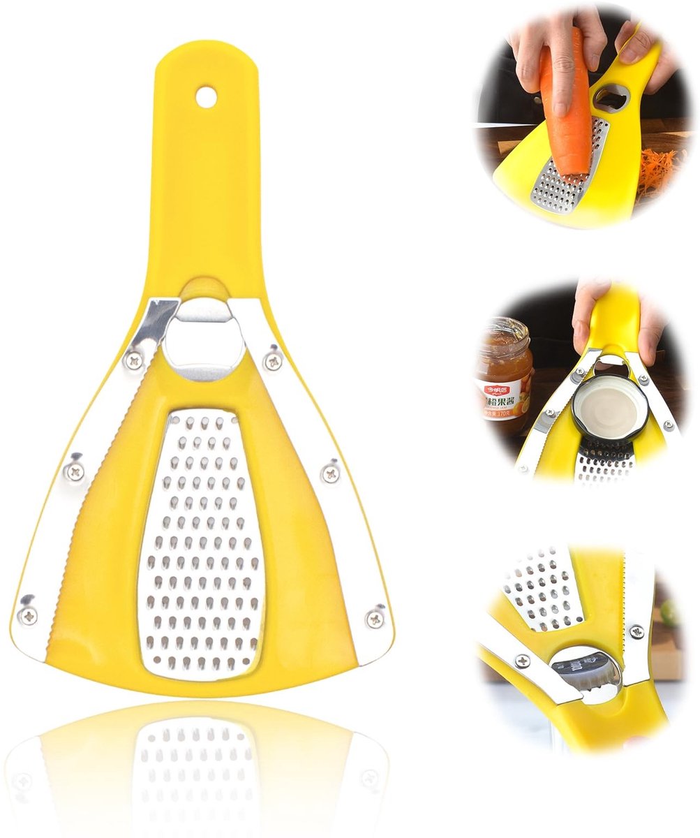 Dailygoods - 3-in-1 Multifunctionele Potopener en Groentesnijder