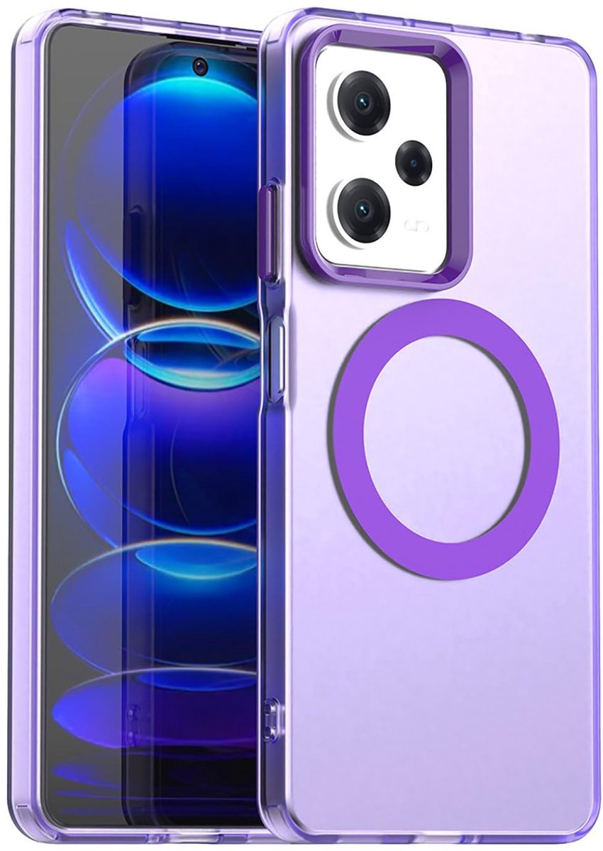 Dailygoods - Ultradunne Magnetische Telefoonhoes voor Xiaomi Redmi Note 12 Pro