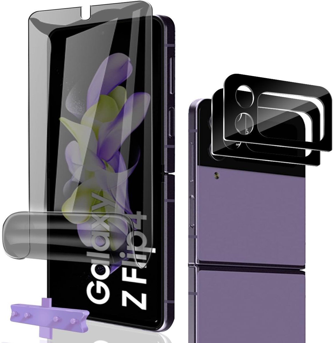 Dailygoods - Displaybeschermfolie voor Galaxy Z Flip 4