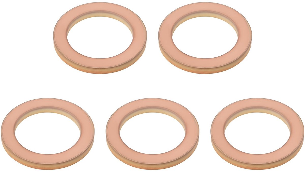 Dailygoods - Set van 5 Sump Plug Washers voor Diverse Audi en Mercedes Modellen