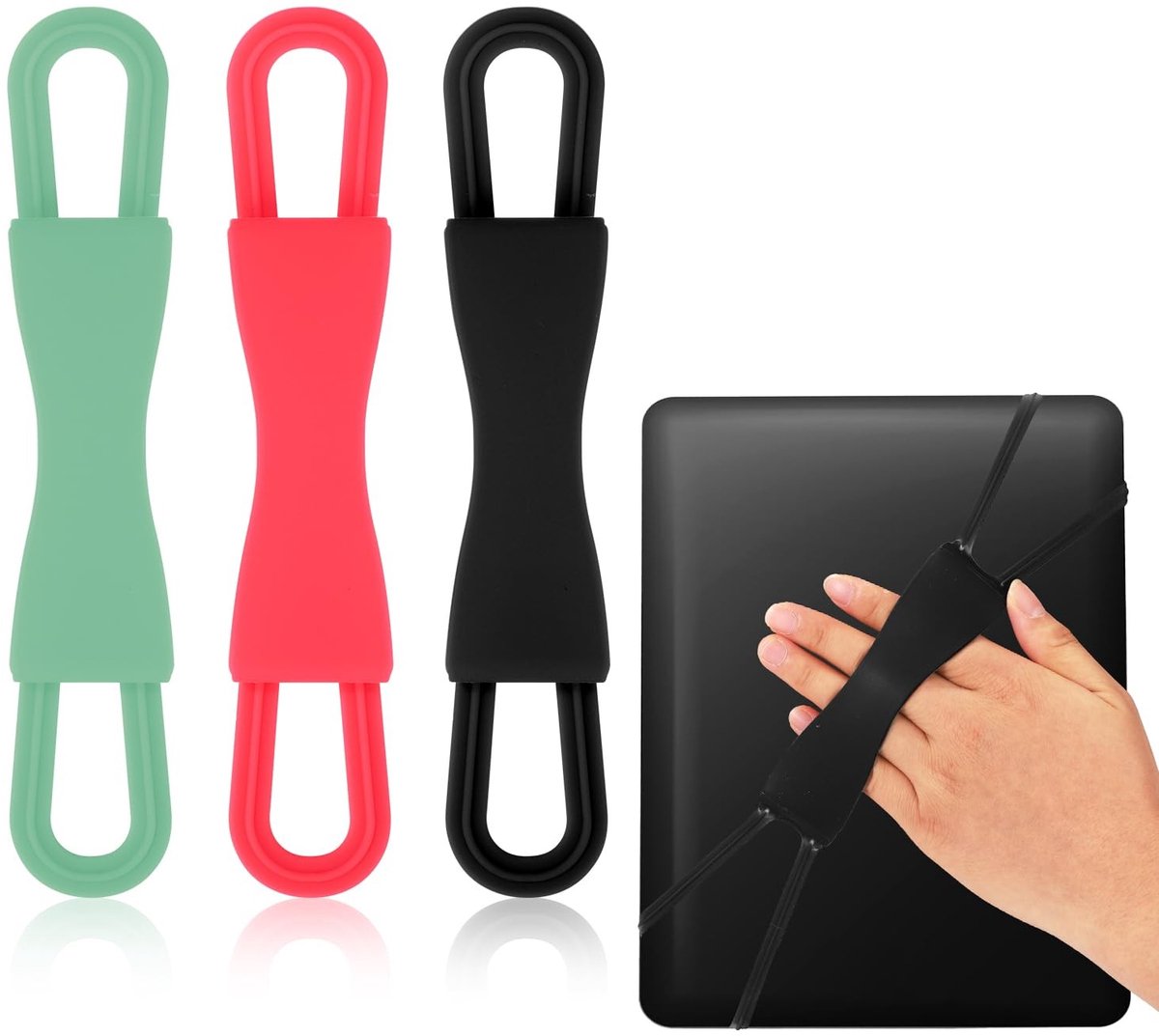 Dailygoods - Handriemhouder voor Tablets, Comfortabele Rekbare Leesriem voor Kindle