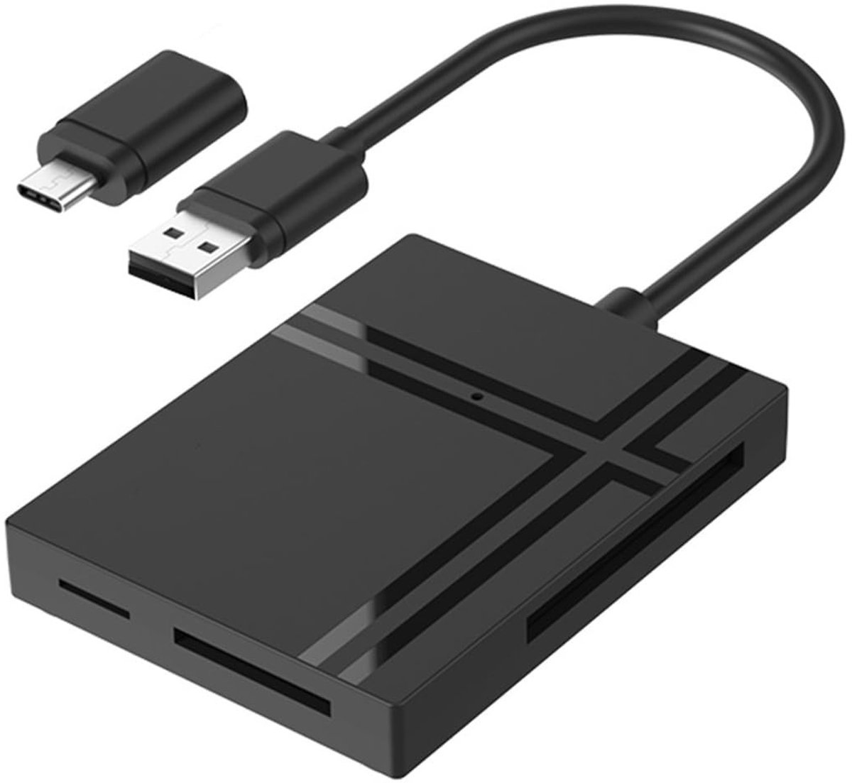 Dailygoods - 5-in-1 Type-C USB 3.0 Kaartlezer Adapter voor Meerdere Formaten