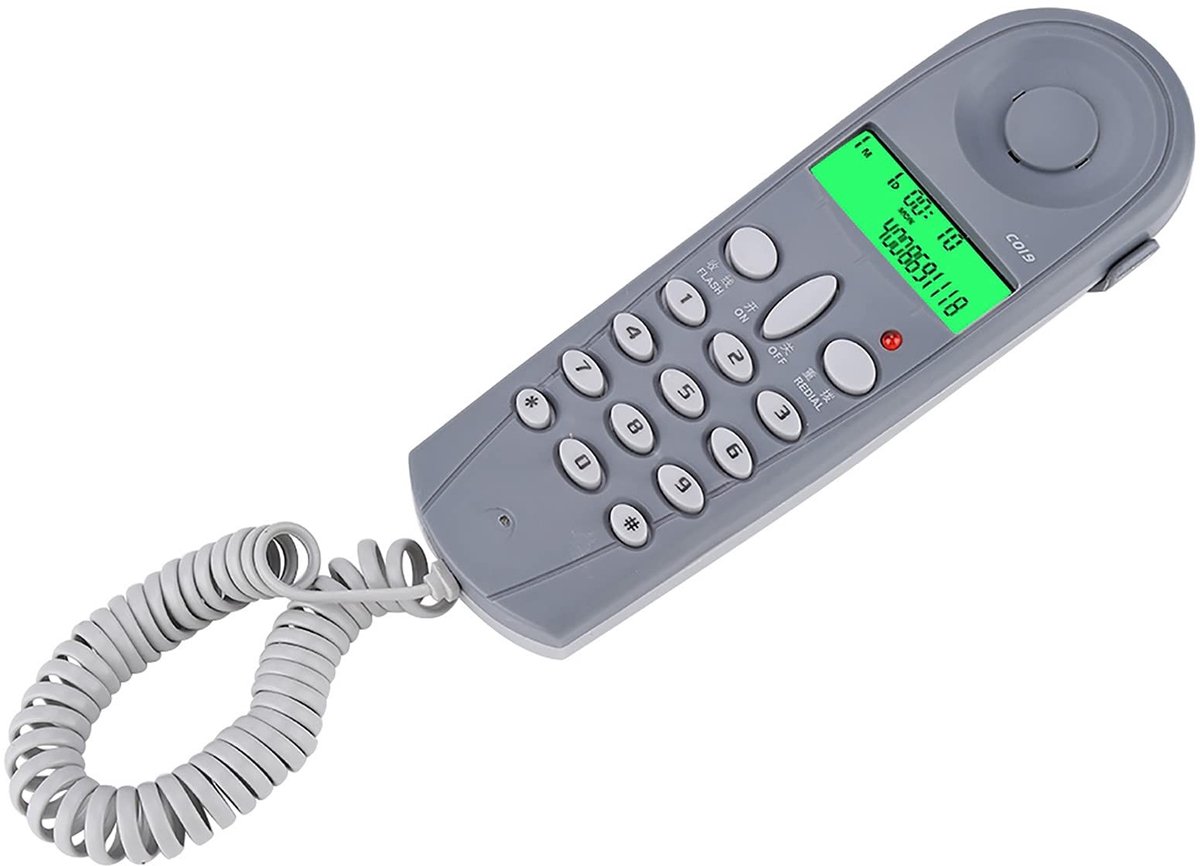Dailygoods - Dailygoody - Bedrade Telefoon Toets - Telefoonlijn Tester - Compact en Handzaam - Nummerherkenning - Voor Professioneel Gebruik - 14,7 x 4,6 x 2,2 cm