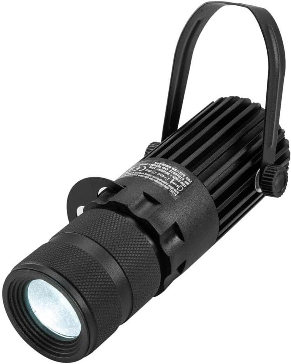 LED Pinspot - Spotlicht - Podiumverlichting - Handmatige Focus Zoom - 12W - Koud Wit
